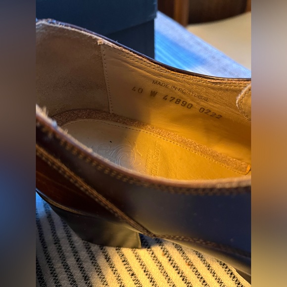 Beautiful EUC The Office of Angela Scott Heeled Oxford - Miss Button Midheel 40W - Picture 2 of 15